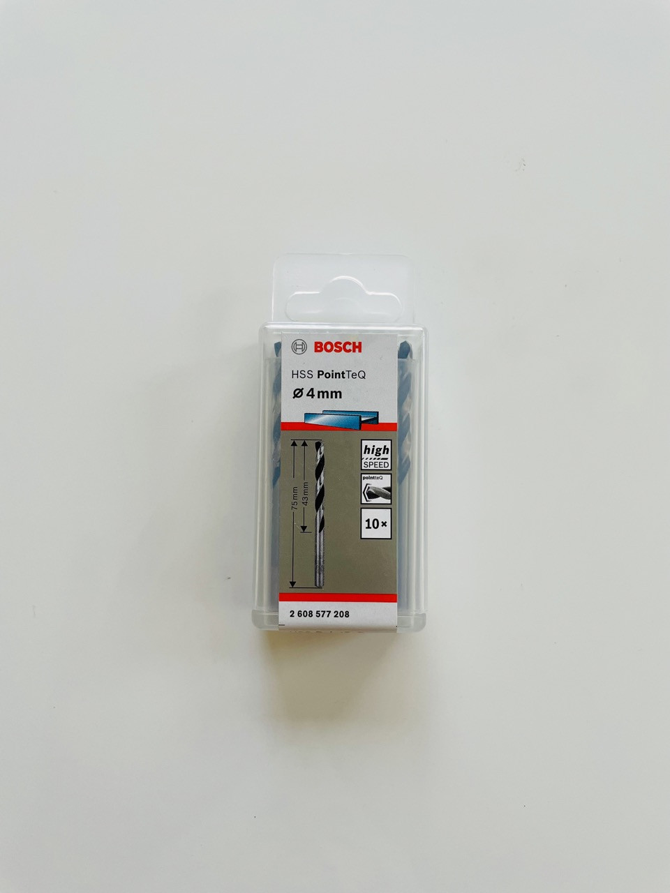 Broca BOSCH Metal PointTeQ 4.0mm Pack 10 PCS